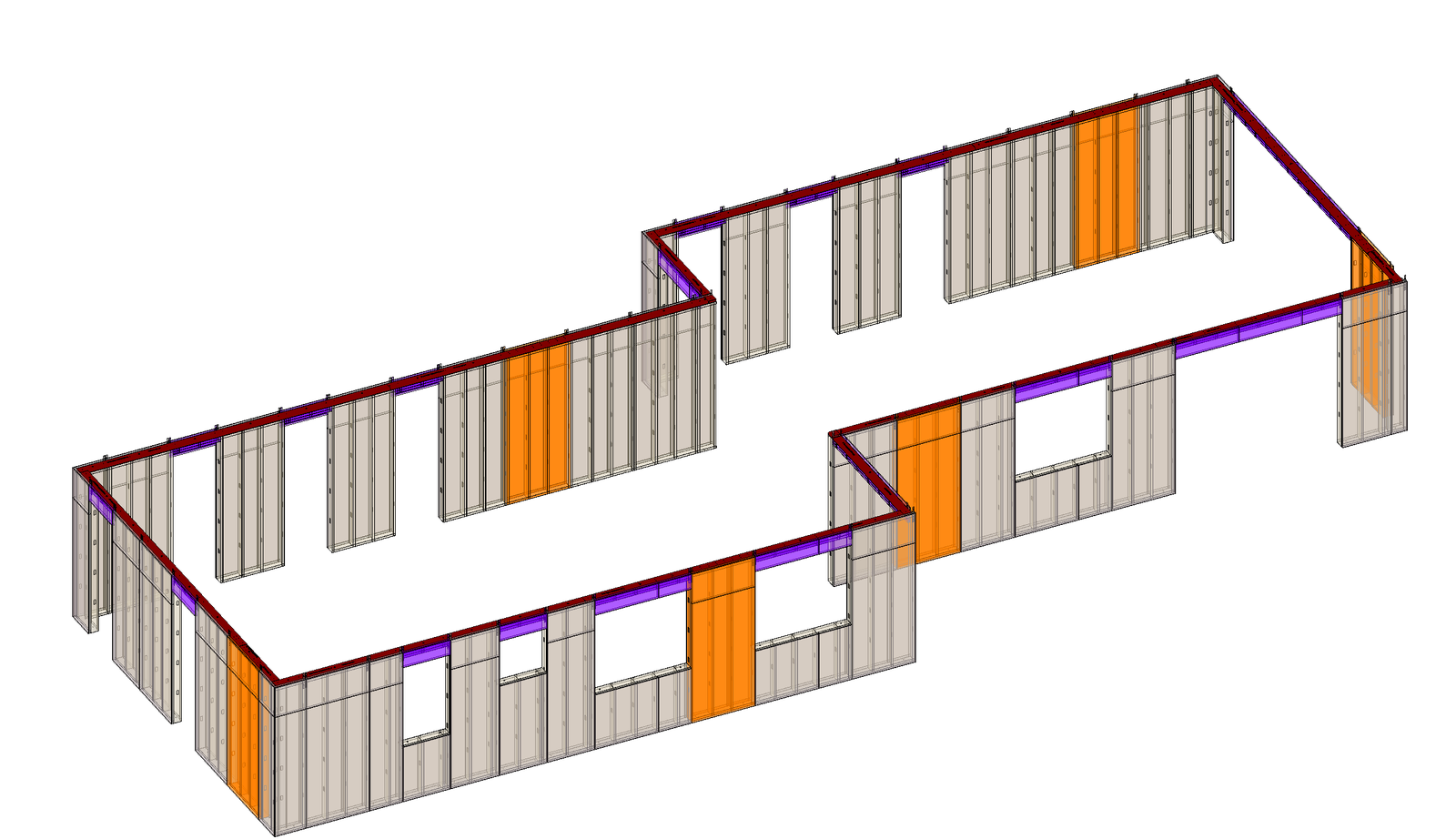 4C exterior wall panel framing layer
